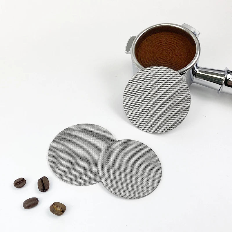 Coffee Puck Screen 51mm 53.5mm 58.5mm For Breville Sage Delonghi Reusable Filter Espresso Machine Tool Barista Maker Accessories