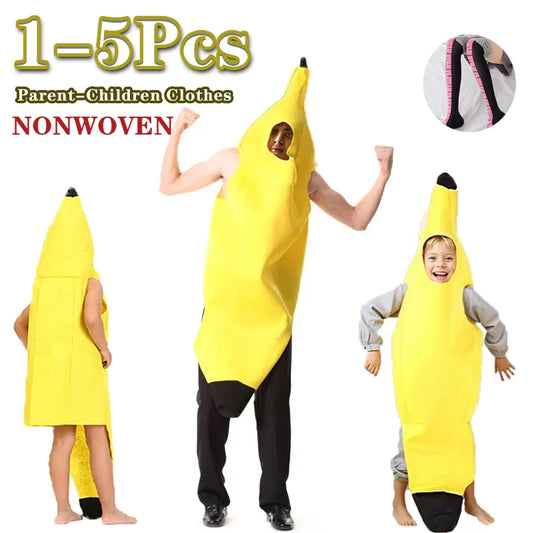 Banana cosplay Halloween Costumes Performance Costume Fruit Banana Costume Performance  Costume