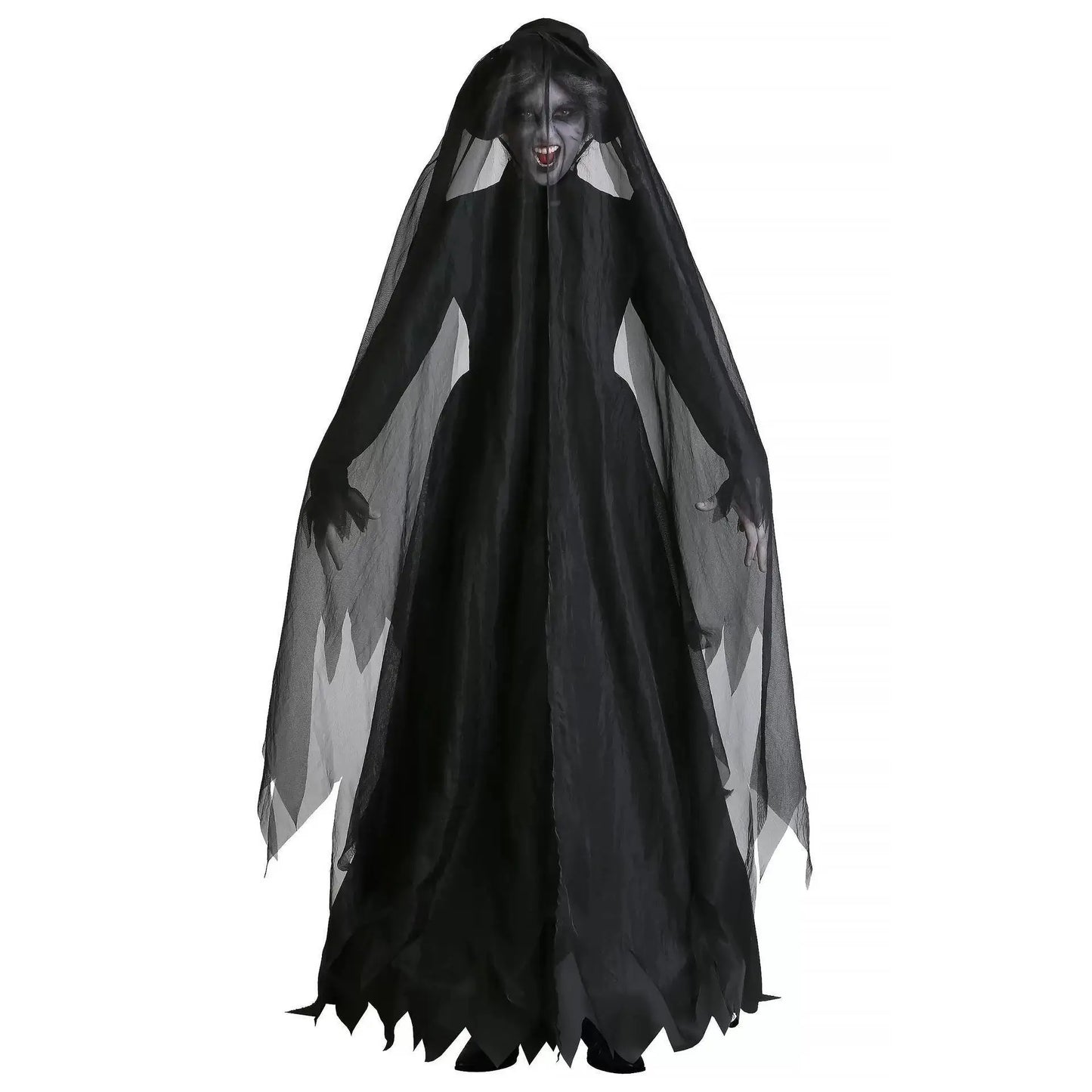 Cosplay Demon Slayer Halloween Cosplay Costume Ghost Bride Witch Vampire Show Games Costume Horror Demon Costume Party Dress