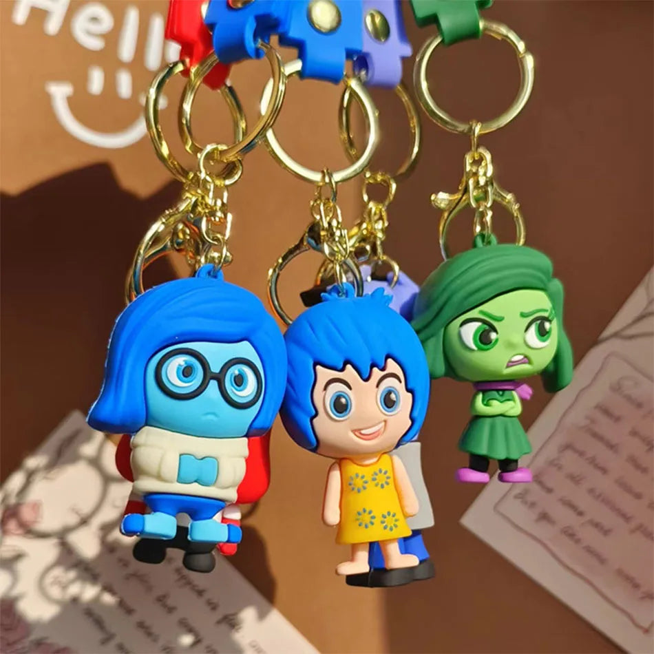 Set Wholesale Inside Out 2 keychain Figure