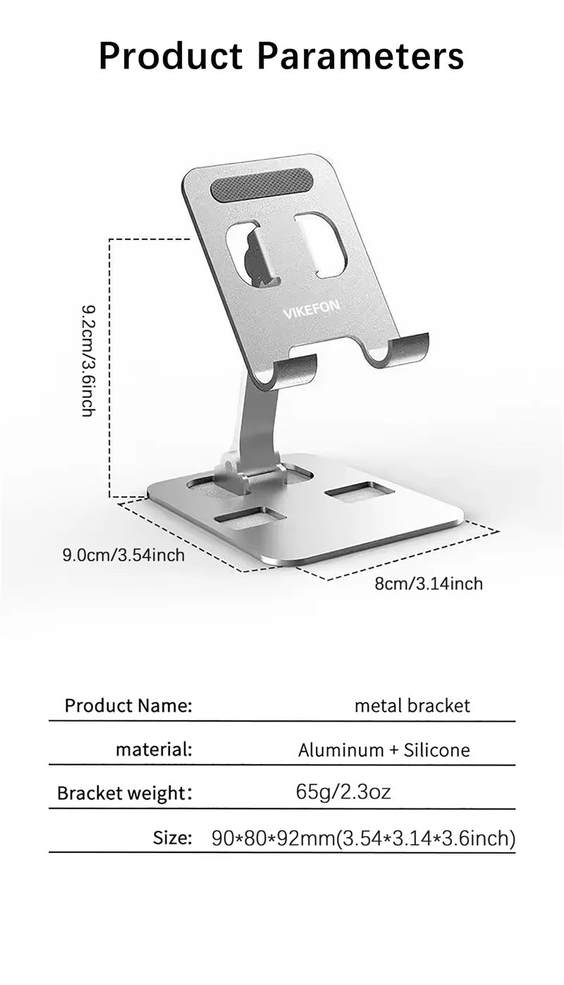 Universal Aluminum Alloy Portable Tablet Holder For iPad