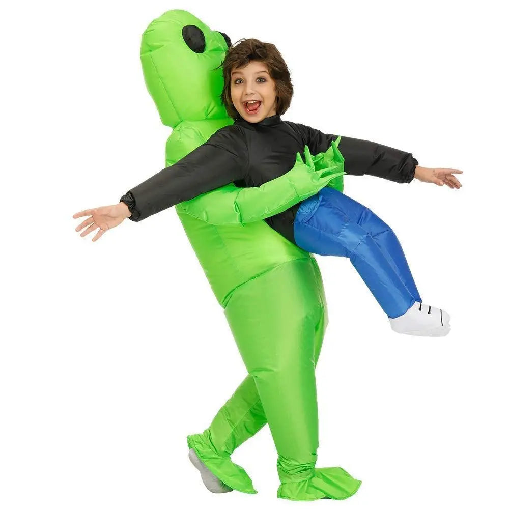 Inflatable Alien Costume Blow up Alien Costumes Pick Me Up Alien Abduction Costumes Inflatable Halloween Costumes for Adults