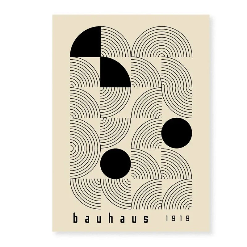 Minimalist Wall Art Bohemian Bauhaus Abstract HD Canvas Poster Print Home Bedroom and Living Room Decoration Canvas Painting