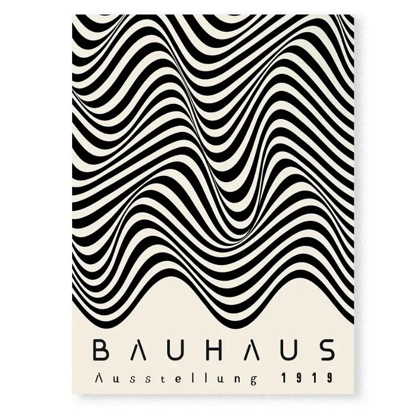 Minimalist Wall Art Bohemian Bauhaus Abstract HD Canvas Poster Print Home Bedroom and Living Room Decoration Canvas Painting