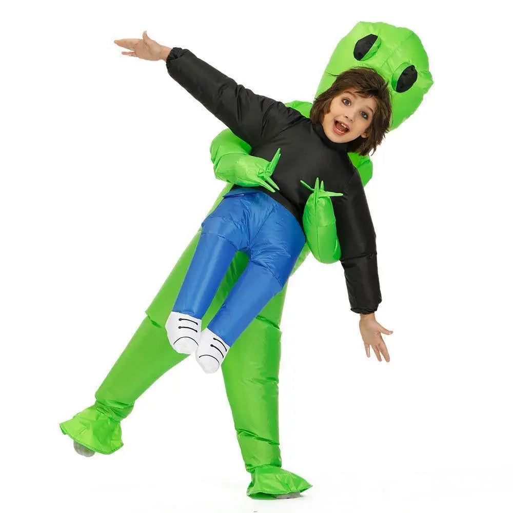 Inflatable Alien Costume Blow up Alien Costumes Pick Me Up Alien Abduction Costumes Inflatable Halloween Costumes for Adults