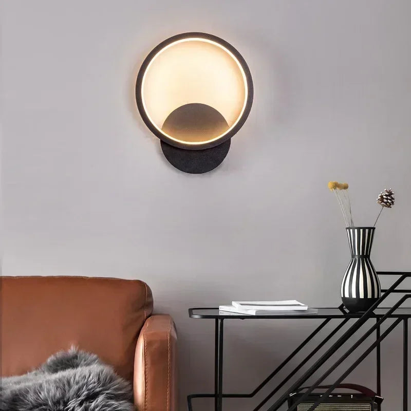 Modern LED Wall Lamp Minimalist Round Square Sconces For Living Rooms Bedroom Corridor Aisle Balcony Home Decoration Wall Lights