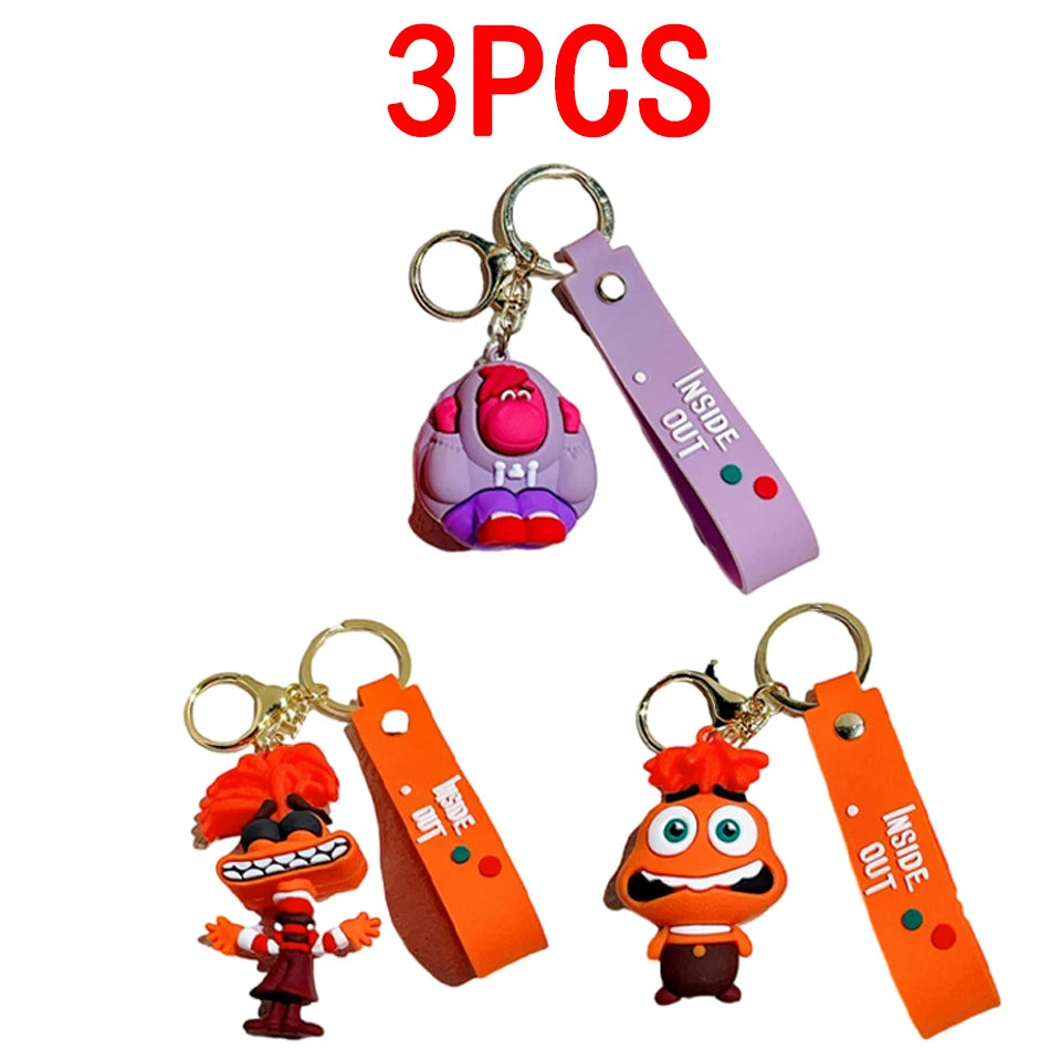 Set Wholesale Inside Out 2 keychain Figure