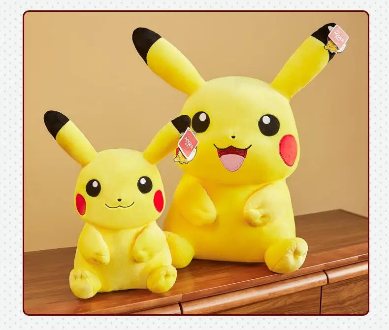 Cute Pikachu Plushies Doll Anime Pokemon Kawaii Large Stuffed Plush Toys Soft High Quality