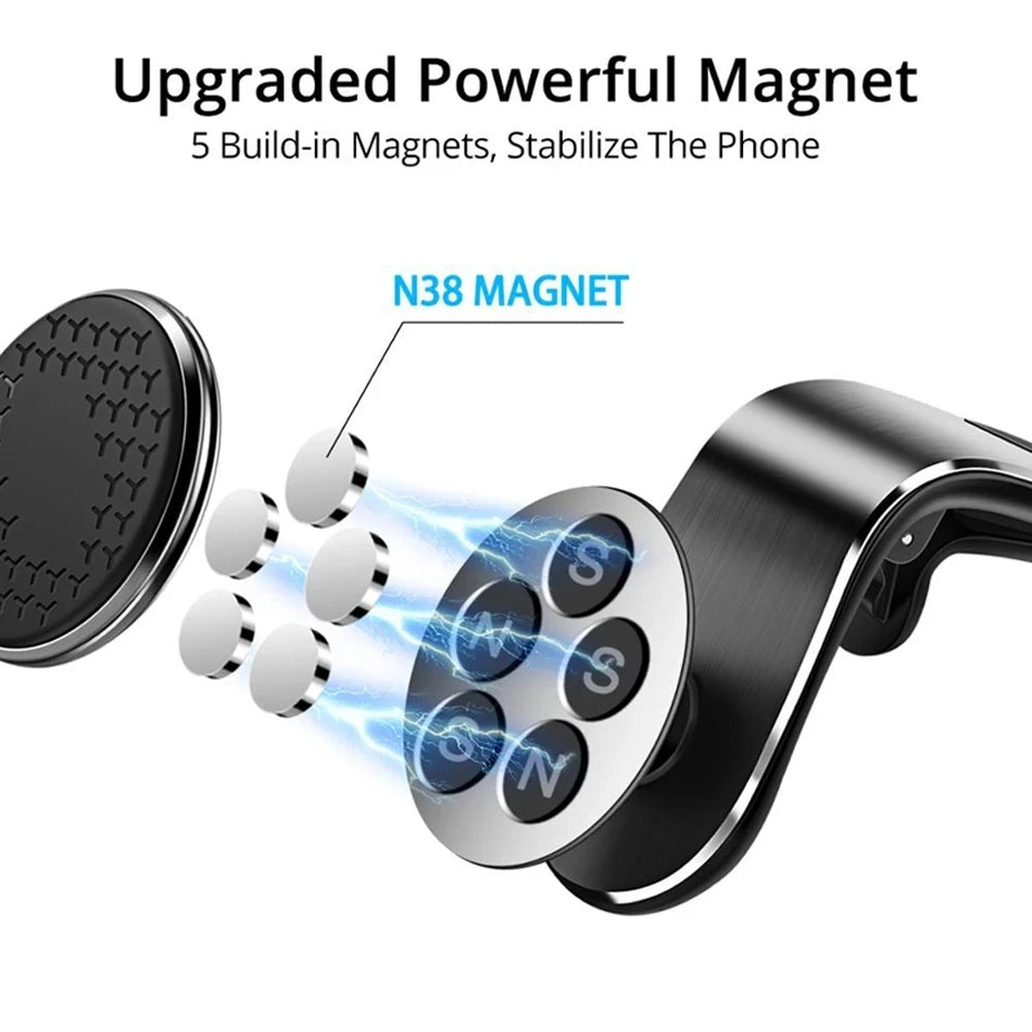 Magnetic Car Phone Holder Stand Air Vent Magnet