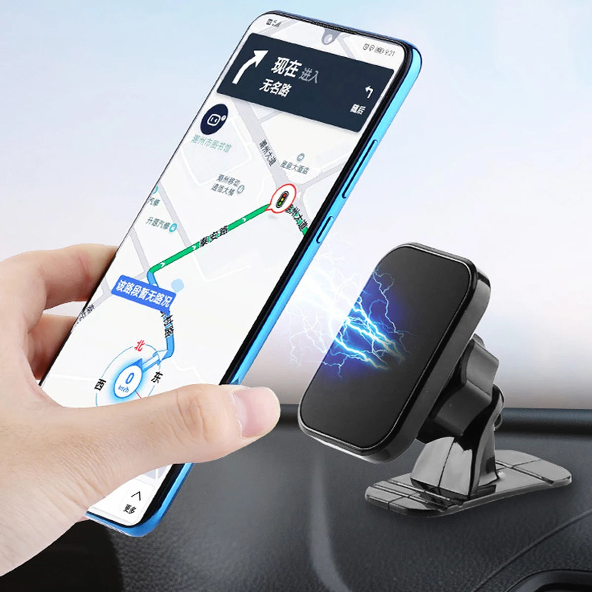 Magnetic Car Phone Holder Stand 360 Degree Mobile Cell Air Vent Magnet Mount GPS Support For iPhone Xiaomi Samsung Huawei