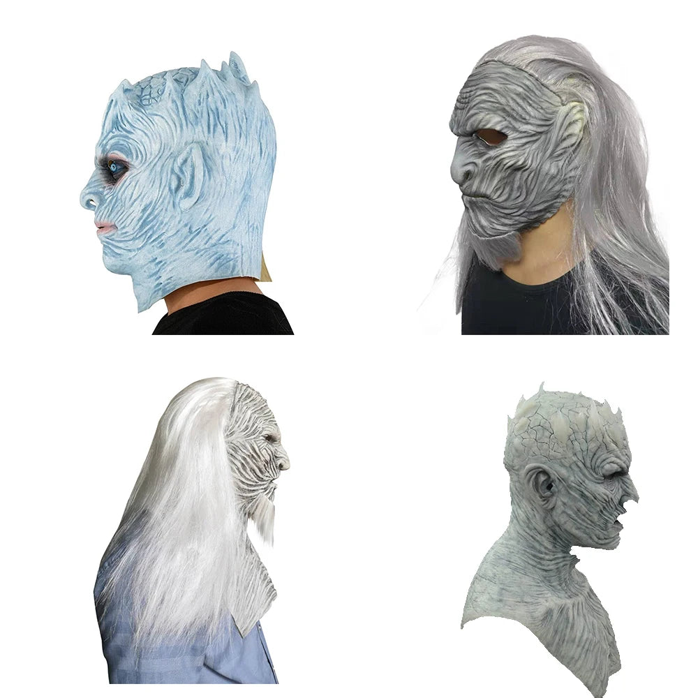 Halloween Mask Night's King Walker Face NIGHT RE Zombie Latex Masks Party Masquerade Cosplay Mascara Scary Maske  Adult