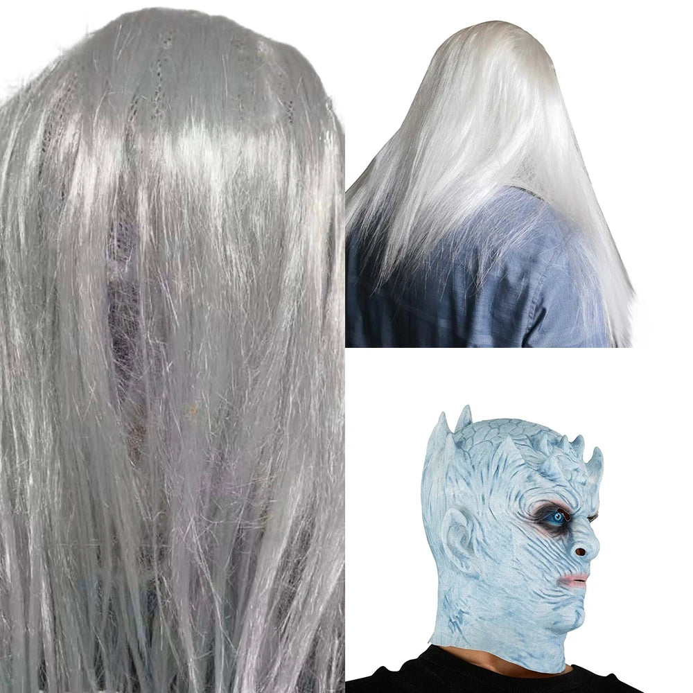 Halloween Mask Night's King Walker Face NIGHT RE Zombie Latex Masks Party Masquerade Cosplay Mascara Scary Maske  Adult