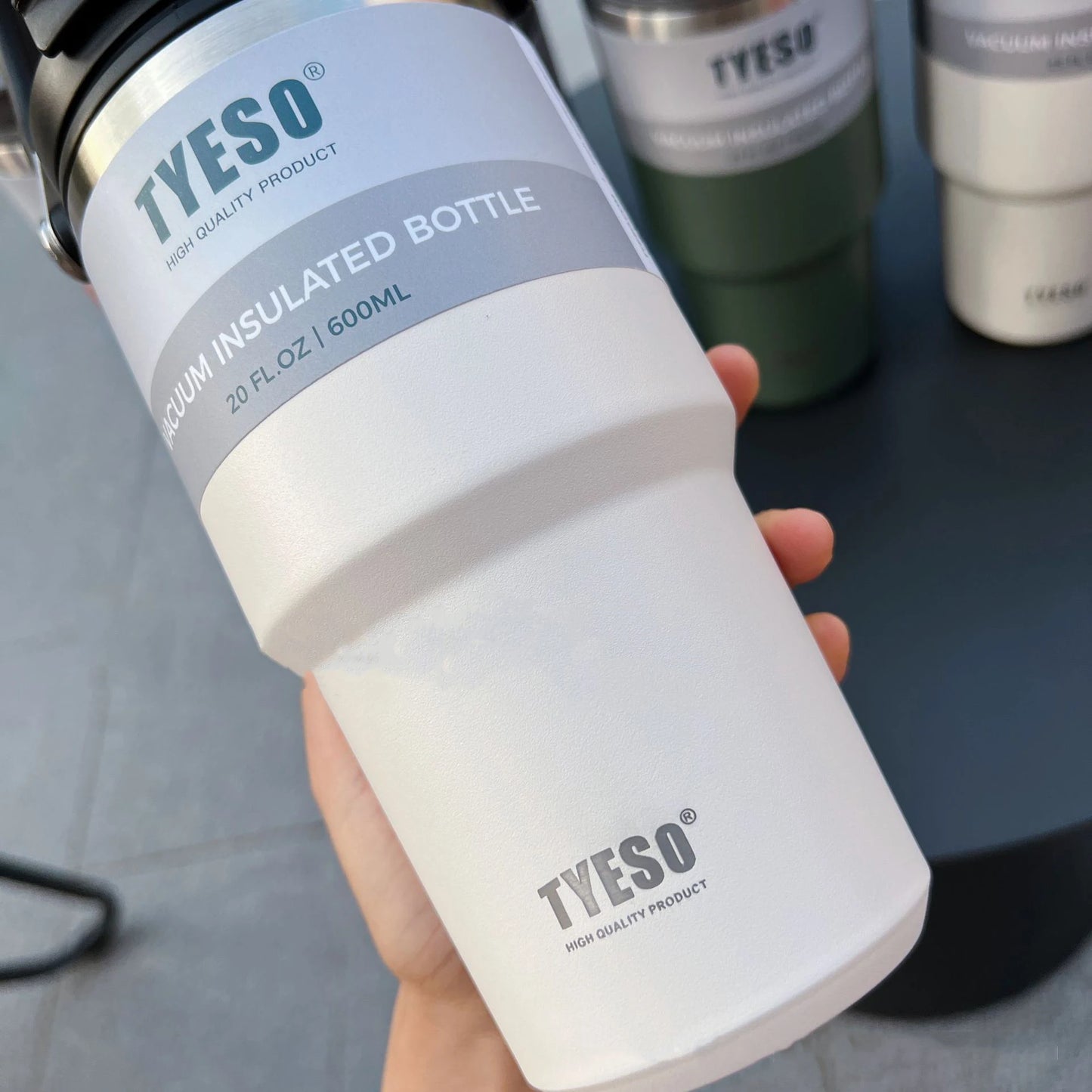 Tyeso Coffee Cup Thermos Bottle Stainless Steel Double-layer Insulation Cold And Hot Travel Mug Vacuum Flask Car Water Bottle