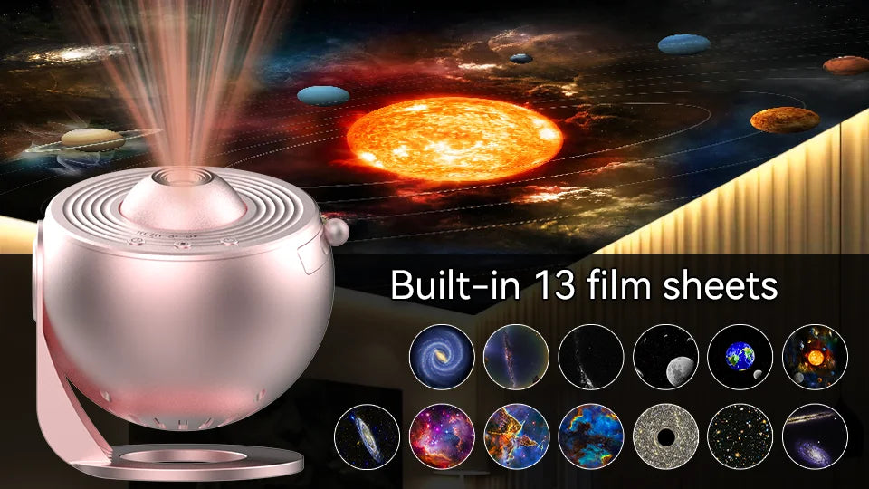 Night Light Galaxy Projector Starry Sky Projector 360° Rotate Planetarium Lamp For Kids Bedroom