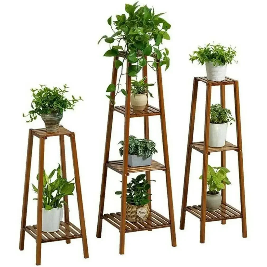 Yiting Stylish Tiered Plant Display Stand - Showcase your garden with elegance and charm