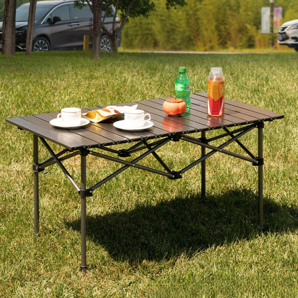 Picnic Camping Table Outdoor Portable Folding Desk Lightweight With Easy Carrying Bag For Self-Driving Trips Egg Roll Long Table