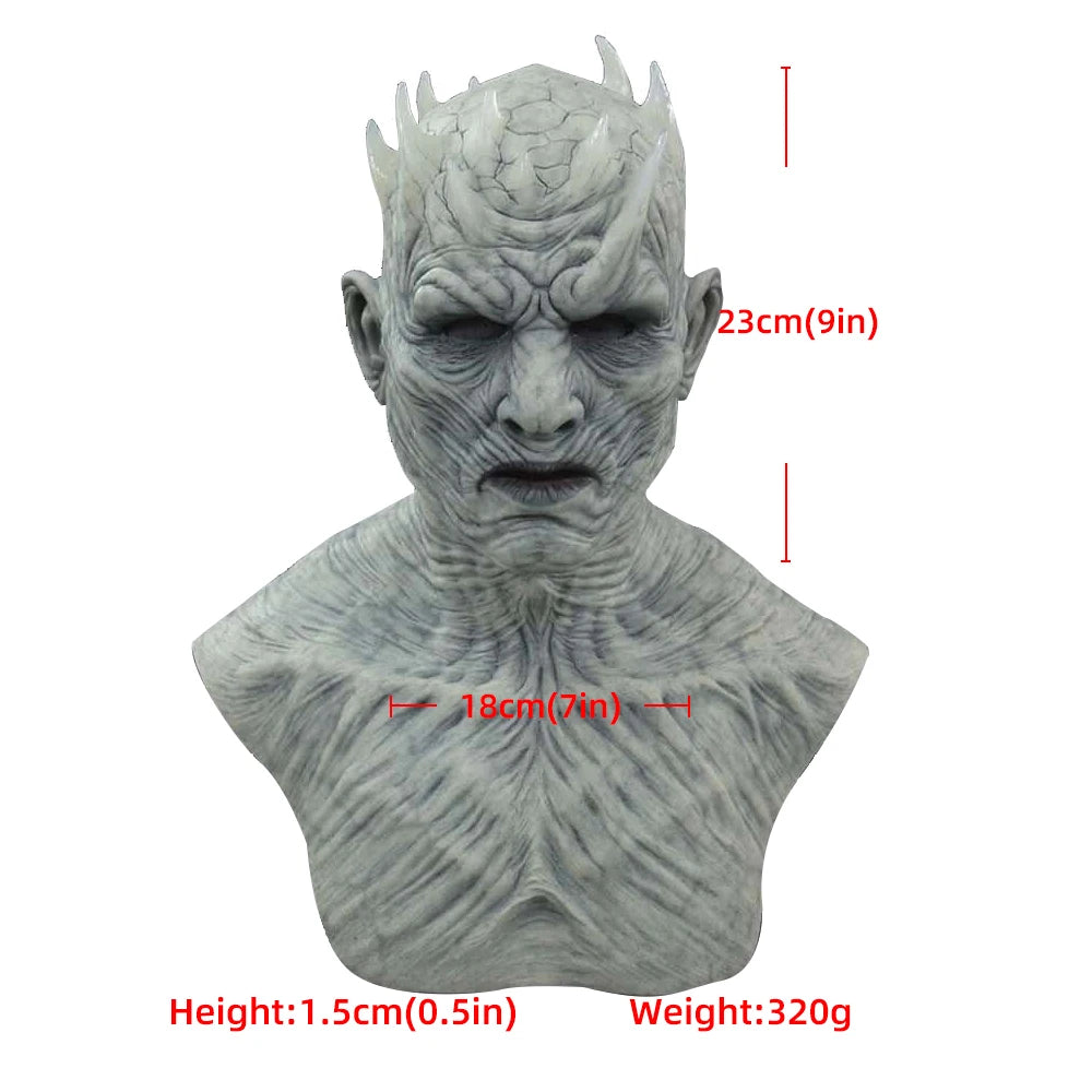 Halloween Mask Night's King Walker Face NIGHT RE Zombie Latex Masks Party Masquerade Cosplay Mascara Scary Maske  Adult